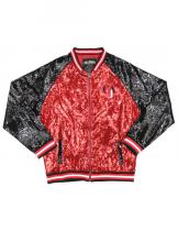 Clark Atlanta Women's Sequin Jacket with Sequin Sleeves - 2024