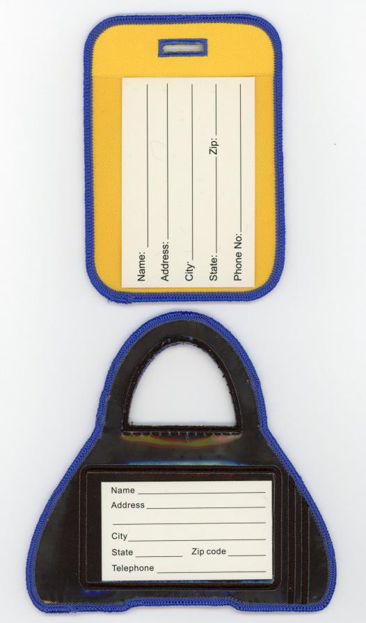 Sigma Gamma Rho Sorority - Crest and Purse Style Luggage Tags - Set of 2 1