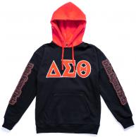 Delta Black & Red Chenille & Embroidered Hoodie - CP - 2023