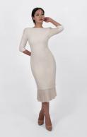 Tweed Midi Dress - Ivory 2