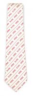 Kappa Cream Letters Silk Tie - 2023