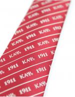 Kappa Crimson Letters Silk Tie - 2023 1