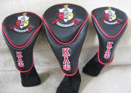Kappa Embroidered Vinyl Golf Club Covers - Set of 3 - LIMITED EDITION