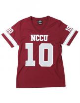 NCCU Women's Football Jersey Tee - 2025