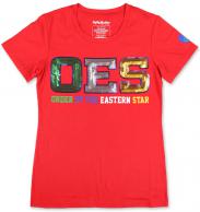 OES Red Sequin Patch Tee - 2023