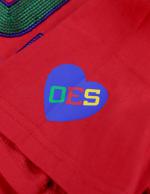 OES Red Sequin Patch Tee - 2023 2