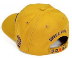Omega Gold Cap with Purple Letters Cap - 2023 1