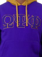 Omega Purple Chenille & Embroidered Hoodie - CP - 2023 6