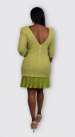 Tweed Mini Dress - Olive 1