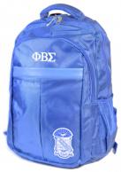 Phi Beta Sigma PU Leather Backpack