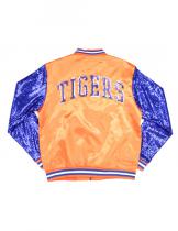 Savannah State Women's Satin Jacket with Sequin Sleeves - 2024 1