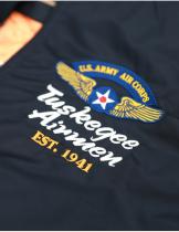 Tuskegee Airmen Black Bomber Jacket - 2024 3
