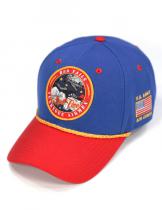 Tuskegee Airmen Cap - Red & Blue Red Tails