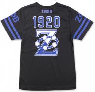 Zeta Phi Beta Black Football Jersey Tee - 2022 1