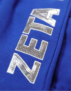 Zeta Royal Blue Sequins Jogger Pants - 2022 1