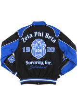 Zeta Phi Beta Black Nascar Twill Jacket - 2024 1