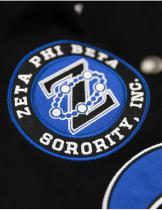 Zeta Phi Beta Black Nascar Twill Jacket - 2024 5