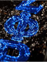 Zeta Phi Beta Black Sequins Jacket - 2024 2